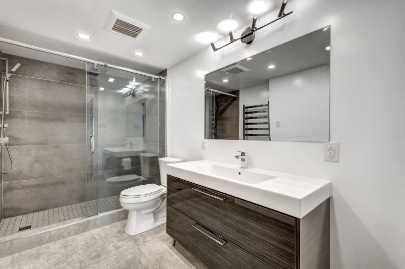 Modern Vanity with Integrated Lighting