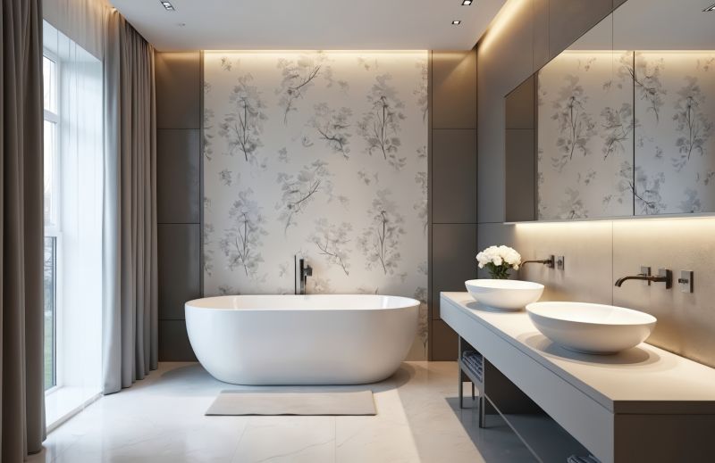 Luxurious Bathtub with Modern Fixtures